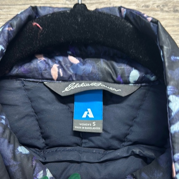 Eddie Bauer Goose Down Stylish Patterned Puffer Jacket Pride Flag - Picture 2 of 4